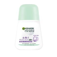 Garnier Minerálny antiperspirant Protection Floral Fresh 48h Roll-on pre ženy 50 ml