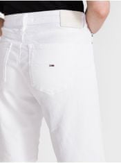 Tommy Jeans Biele dámske šortky Tommy Jeans Mr Denim Bermuda NO-TITLE-3
