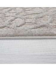 Flair Kusový koberec Piatto Argento Silver kruh – na von aj na doma 160x160 (priemer) kruh