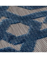 Flair Kusový koberec Piatto Oro Blue – na von aj na doma 80x150