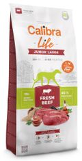 Calibra Dog Life Junior Large Fresh Beef 12 kg