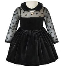 Beauty Girls Semišové šaty s golierom veľkosť 86 - Little Witch