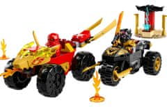 LEGO Ninjago 71789 Kai a Ras v súboji auta s motorkou