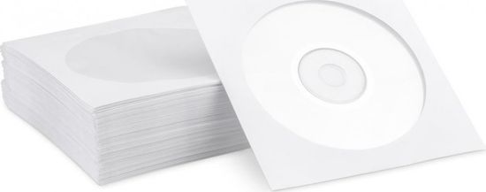 Cover IT obálka papírová na CD/DVD/ se zalepovacím klipem/ 100pack
