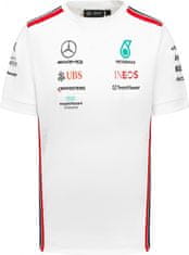 Mercedes-Benz tričko AMG Petronas F1 Driver černo-bielo-červeno-tyrkysové 2XL