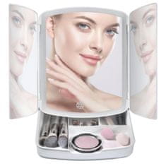 Sobex Podświetlane lusterko do makijażu led kosmetyczne