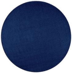 Hanse Home Kusový koberec Nasty 104447 darkblue 133x133 (priemer) kruh