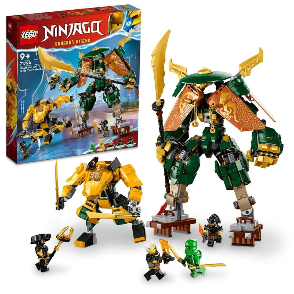 LEGO Ninjago 71794 Lloyd, Arin a ich tím nindža robotov