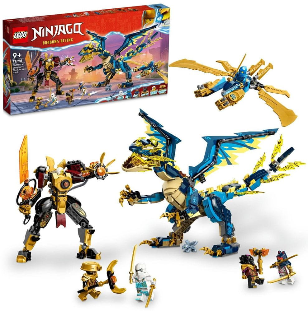 LEGO Ninjago 71796 Živelný drak proti robotovi cisárovnej