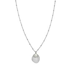 Rosefield Oceľový náhrdelník s mušľou Amber JSPNS-J160