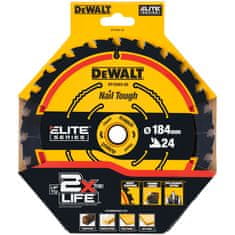 DeWalt Drevené koliesko 184x16mm 24 zubov DT10302