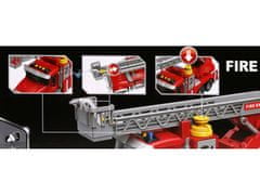 Mega Creative Auto, červené vodné hasičské auto 3+ MEGA CREATIVE Univerzálny