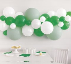Unique Balónová girlanda zeleno-biela 27ks