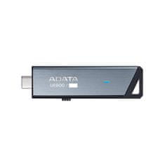 A-Data UE800/512GB/1000MBps/USB 3.2/USB-C/Strieborná