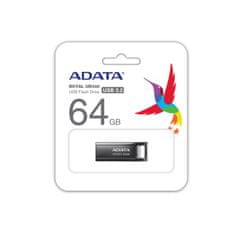 A-Data UR340/64GB/100MBps/USB 3.2/USB-A/Čierna