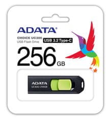 A-Data UC300/256GB/USB 3.2/USB-C/Čierna