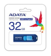 A-Data UC300/32GB/USB 3.2/USB-C/Modrá