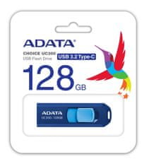 A-Data UC300/128GB/USB 3.2/USB-C/Modrá