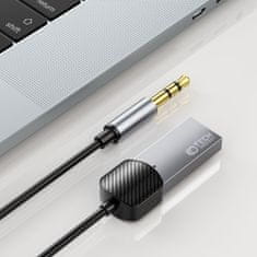 Tech-protect Ultraboost bluetooth audio adaptér 3.5mm jack, šedý