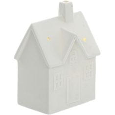Retlux RXL 414 Porcelánový domček s LED svetielkom 11,7 cm, biely 50005594