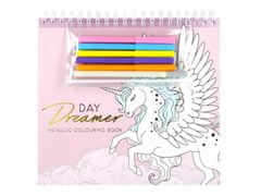 STARPAK Kreatívna sada Day Dreamer Unicorn omaľovánky, nálepky, fixky 