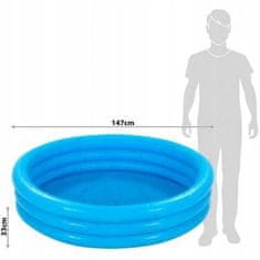 Intex Detský nafukovací záhradný bazén s brodítkom 147x33cm