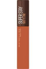 Maybelline Matná dlhotrvajúci tekutý rúž SuperStay Matte Ink Coffee Edition 5 ml (Odtieň 260 Hazelnut Hypnotizer)