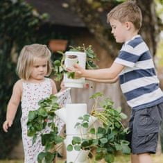 GUSTA GARDEN Hydroponický terasovitý kvetináč pre rýchlo rastúce jahody, bylinky a kvety | SISSI STRAWBERRY CLASSIC