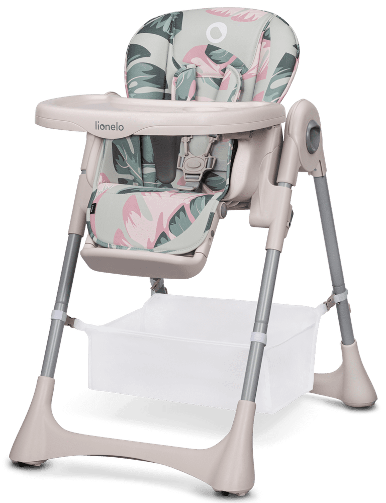 Lionelo jídelní židlička ZANNA PINK BUBBLEGUM