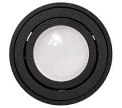 LUMILED 3x Prisadené okrúhlé halogénové svietidlo AMAT-L 115mm + 3x LED žiarovka GU10 6W = 60W 580lm 4000K Neutrálna biela