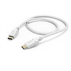 HAMA kábel USB-C 2.0 typ C vidlica - C vidlica, 1,5 m, biela