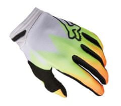 FOX Motokrosové rukavice 180 Glove Statk - Red/Yellow vel. XL