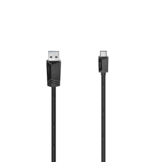 HAMA USB-C 3.2 Gen1 kábel typ AC 1,5 m, čierny