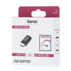 HAMA redukcia USB-C na micro USB, kompaktná