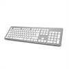 bezdrôtová klávesnica KW-700, strieborná/biela