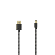 HAMA USB-C 2.0 kábel typ AC, 1,5 m, opletený, blister/displej