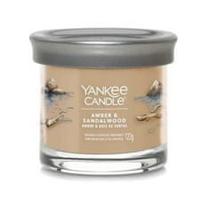 Yankee Candle AMBER & SANDALWOOD - Malá sviečka Tumbler Signature 121g