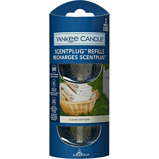 Yankee Candle CLEAN COTTON - Náplň do elektrickej vône