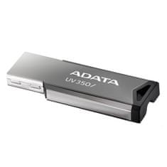 A-Data UV350/128GB/USB 3.2/USB-A/Strieborná