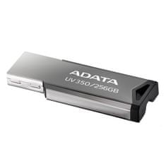 A-Data UV350/256GB/USB 3.2/USB-A/Strieborná