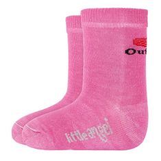 Little Angel Ponožky STYL ANGEL - Outlast - ružová 30-34 | 20-22 cm
