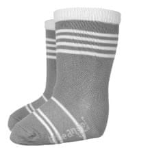 Little Angel Ponožky STYL ANGEL - Outlast - tm. šedá/biela 30-34 | 20-22 cm