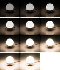Izoxis 18910 LED svetlá na zrkadlo k toaletnému stolíku 10 ks, plast 15926