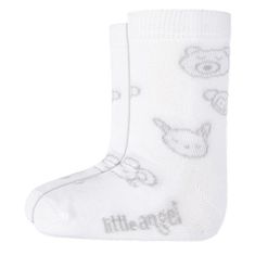 Little Angel Ponožky detské obrázok Outlast - biela 30-34 | 20-22 cm
