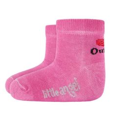 Little Angel Ponožky detské nízke Outlast - ružová 30-34 | 20-22 cm