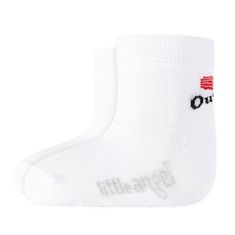 Little Angel Ponožky detské nízke Outlast - biela 25-29 | 17-19 cm