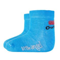 Little Angel Ponožky detské nízke Outlast - modrá 30-34 | 20-22 cm