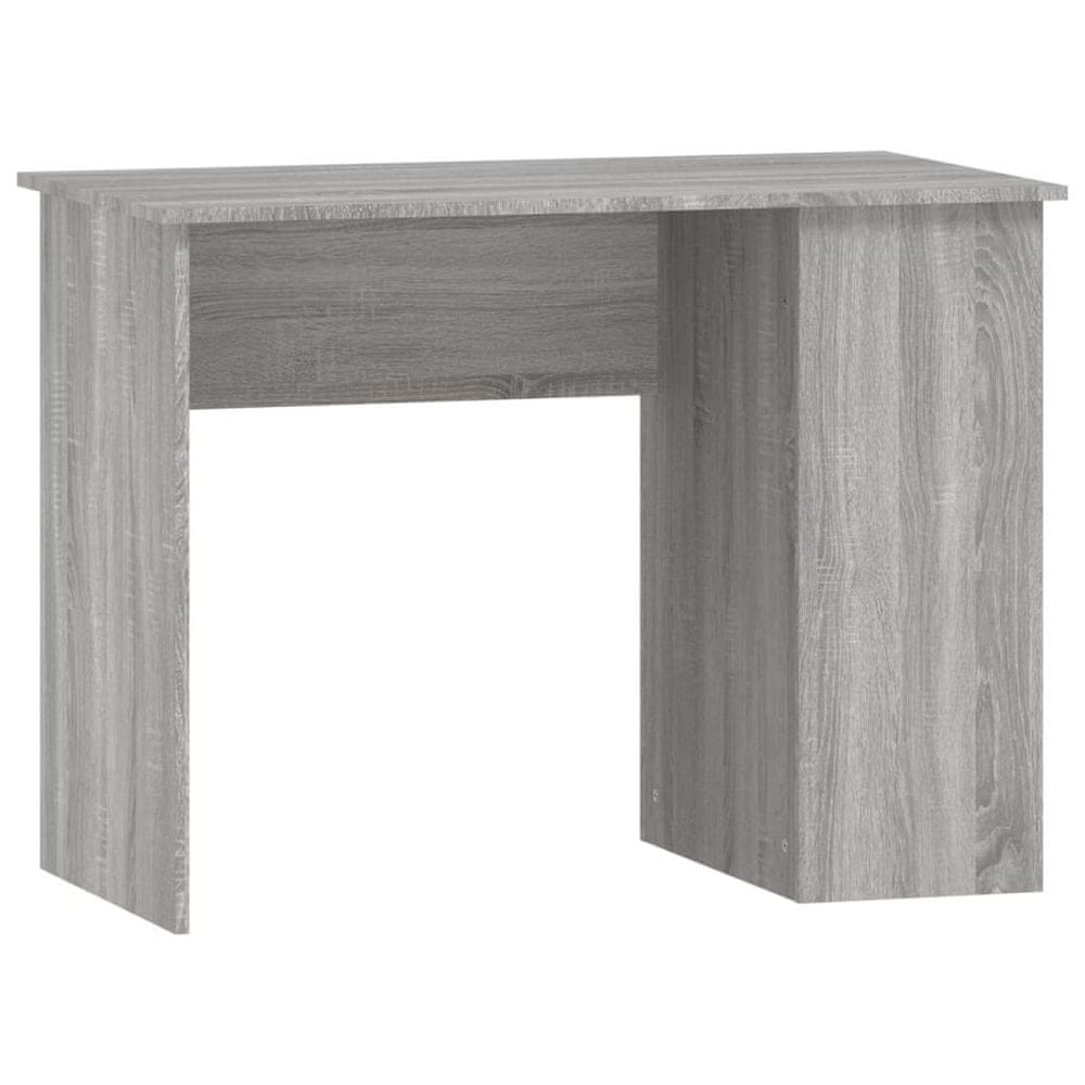 Vidaxl Stôl sivý dub sonoma 100x55x75 cm spracované drevo