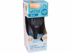 Extol Light Pochodeň LED solárna, 1W LED, efekt "plameň", EXTOL LIGHT