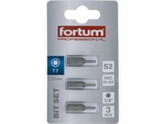 Fortum Bit torx 3ks, T 7x25mm, S2, FORTUM